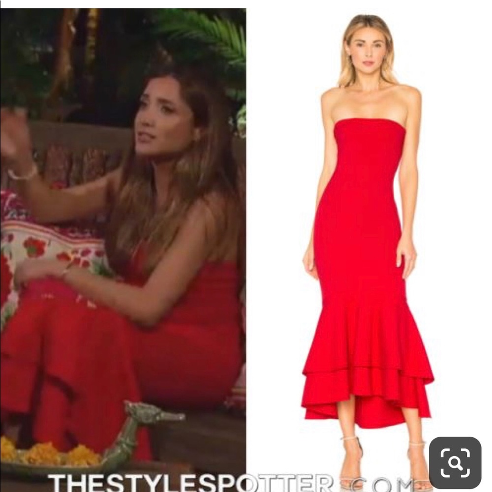 Dillion Midi - Lover + Friends Red Dress